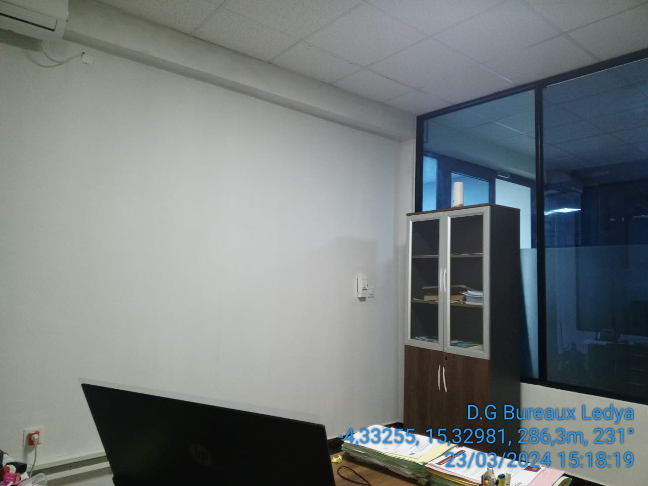 Application peinture salle de réunion LOG DS